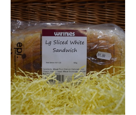 Large Sliced White Sandwich Bread